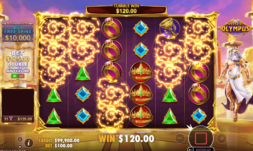 gates of olumpus interface