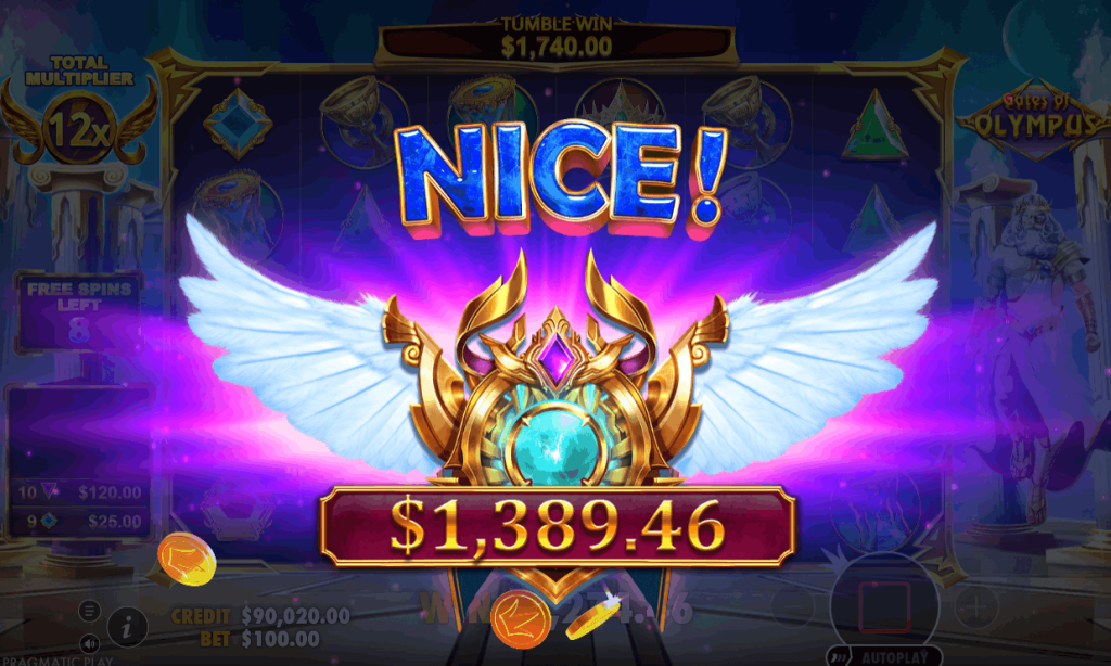 gates of olumpus winning